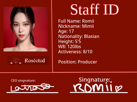 Romii - Staff ID 