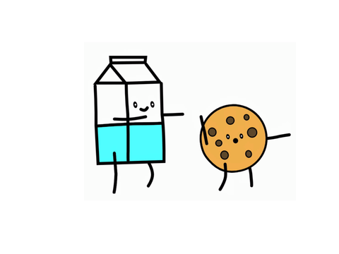 Cookie and milk 