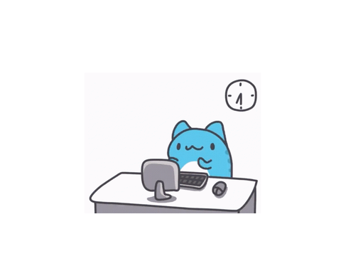 Typing cat