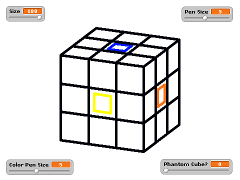 3D Rubik's Cube Frame