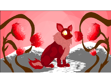 cute art without lineart experiment :)