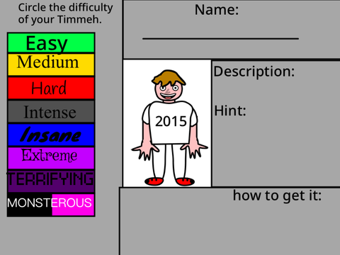 [UPDATE] Submit a FTT2 character [find the timmehs 2]