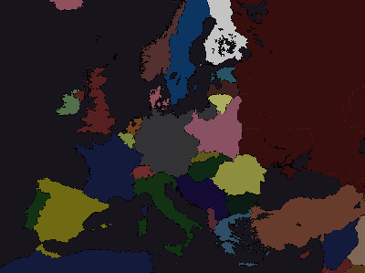 1939 Map of Europe 