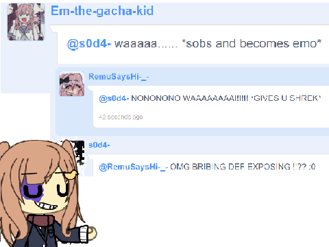 . Em EXPOSED FOR BEING EMO .