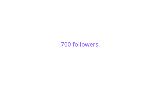 My 700 Follower Contest!!!!! (Closed)