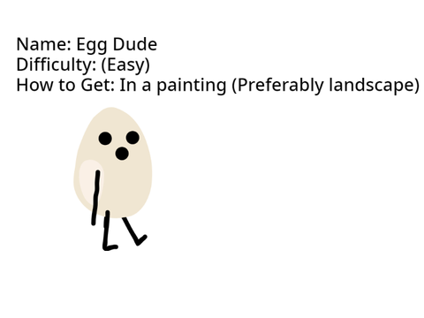 make an egg for find the eggers!!! remix