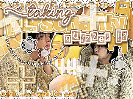 ╭ ─ t☆king personality ︶ quizzes ❕₊   ˙ 