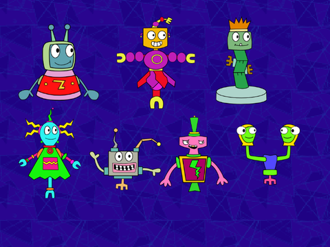 90's Zoog Disney Vector Sprite Look, but they have Normal faces.