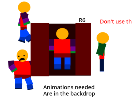 very bad closet animation