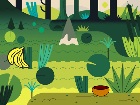 Jungle drop game that I sort of got help from