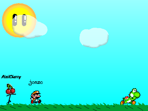 Add Yourself Chasing Yoshi!