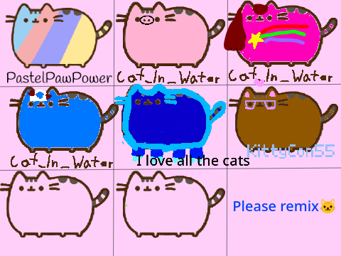  Add your self as a Pusheen!  remix remix remix
