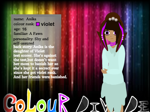 Colour Divide RPG Bio Template Anika