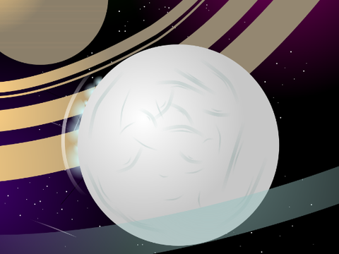 Enceladus (Vector Art)