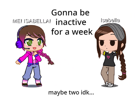 Gonna be inactive