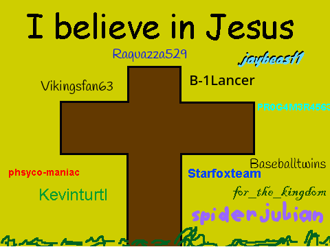 Sign Your Username If You Believe In Jesus