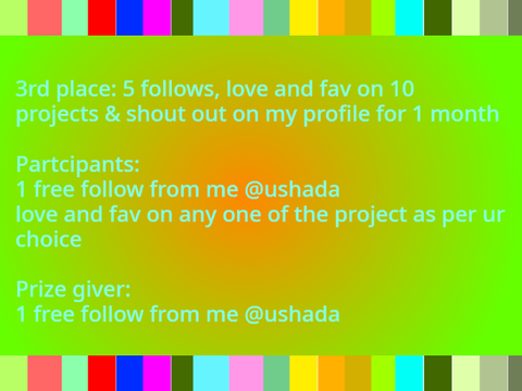 50+ followers raffle