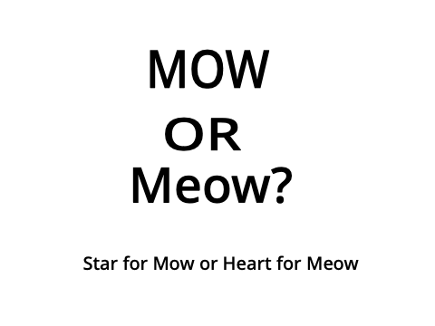 Mow or Meow? - Debate