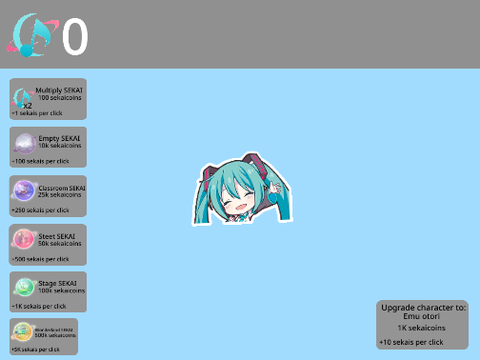 Project sekai clicker