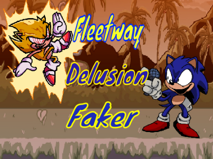 Delusion Fleetway and Faker Cover