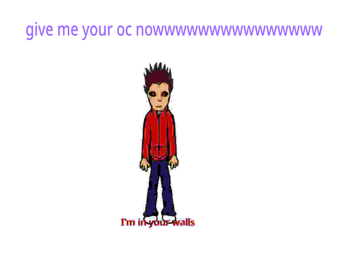 add your oc and ill make an fnf song for it remix
