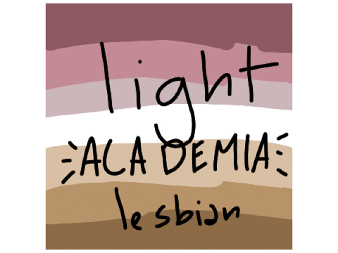 aesthetic based lesbian flags