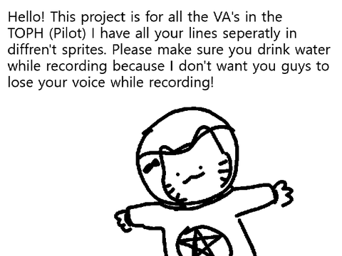 TOPH (pilot) VA lines - BG Character