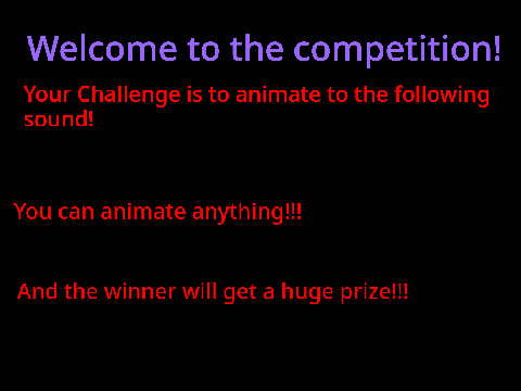 Animation competition 