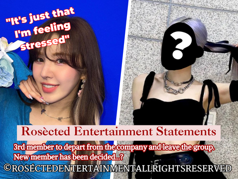 ROSÉCTED ENT. STATEMENTS #5 (MOMO LEAVES FLORENCE, NEW MEMBER...?)