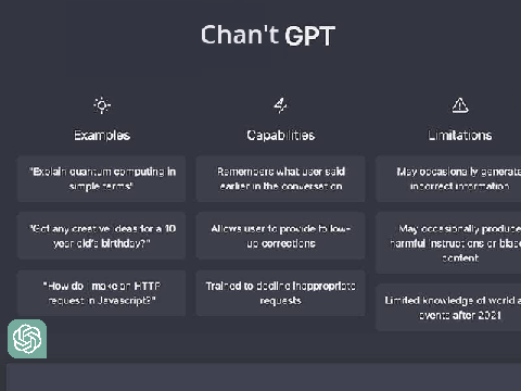 Chan'tGPT | AI CHATBOT, most realistic AI Chatbot