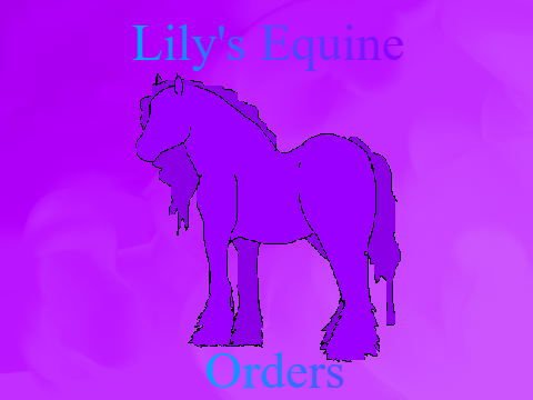 Lily's Equine Orders!