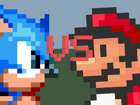 Mario Vs sonic