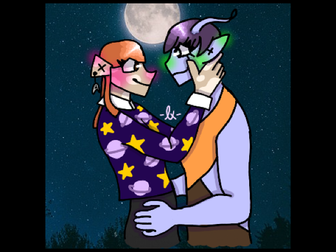 ❝spacecore lesbians❞ | oc artwork