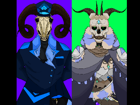 Abbadon and Runihara
