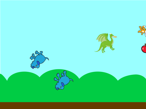 ドラゴンから逃げろ!