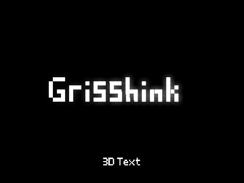 3d Text title