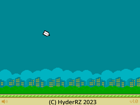Flappy Paper Airplane vRICKROLL