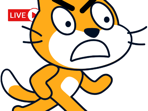 Scratch Cat Eating Cheesy Puffs (UPDATED)