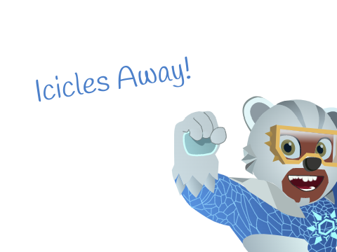 Icicles Away! :D