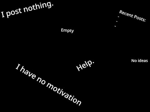 i have posted nothing