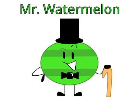 Meet Mr. Watermelon!