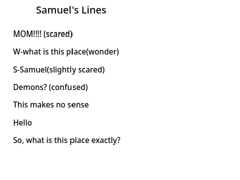 Lines for part 1
