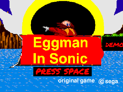 Eggman In Sonic 1 Green Hill Demo