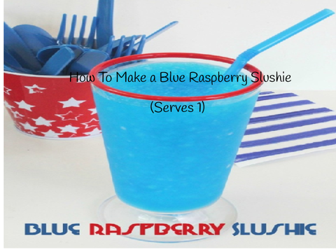 Blue Raspberry Slushie