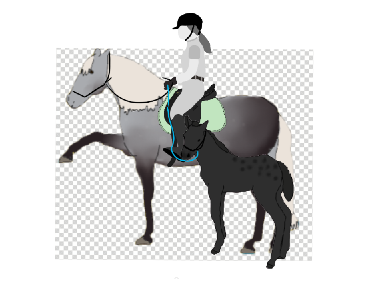 I come as long as i can pony my filly with her mom