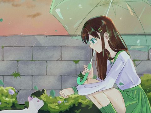 .Raining