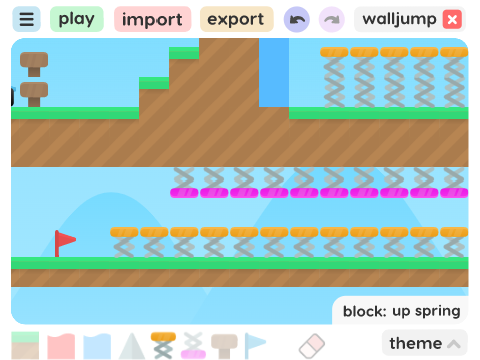Square ◆ scrolling platformer creator  #games remix