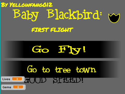 Baby Blackbird's First Flight