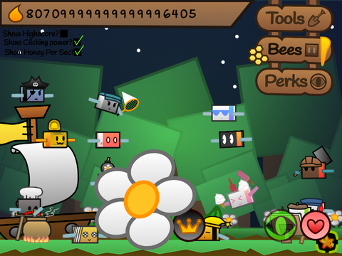 Bees Swarm Clicker but I broke the game