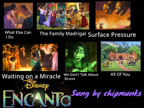 Encanto Music sung by the chipmunks